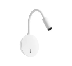 Applique, liseuse, Font S, blanc mat, LED, 3000K, 145 lm, L11cm, H38,7cm - MDC