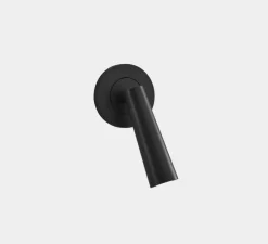 Applique, liseuse, Gamma Mini, noir, LED, 2700K, 137 lm, Ø7cm, H10,8cm - LEDS C4