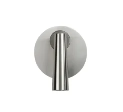 Applique, liseuse, Gamma Round, nickel satiné, LED, 2700K, 137 lm, L10,8cm, H10,5cm - LEDS C4