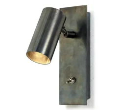 Applique, liseuse, interrupteur, Sofisticato 39, Acier bleu, L14cm, H27cm - Serax