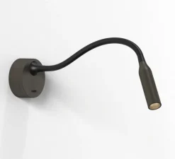 Applique, Liseuse, Lucca, surface, avec interrupteur, bronze, noir, LED, 2700k, 124 lm, Ø8,5cm, H40,4cm - Astro