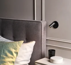 Applique, Liseuse, Micro Recess Switched, Noir mat, LED, 2700K, 166lm, Ø9cm, H8cm - Astro Lighting