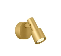 Applique, liseuse, Sara Snooze, or, interrupteur, Ø5,5cm, H11,5cm - Wever & Ducré