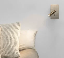 Applique, liseuse, SUAU, bronze, en saillie, avec interrupteur, LED, 3000K, 140lm, L9,5cm, H17cm - Faro