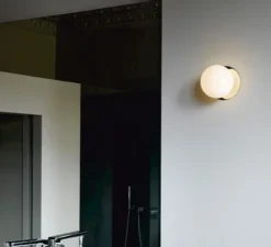 Applique, Mezzo, Flush, laiton, Ø13cm, P12,5cm, IP44 - CTO lighting