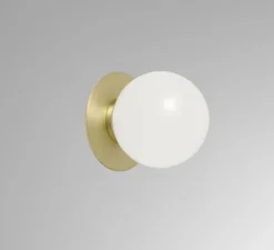 Applique, Mezzo, Flush, laiton, Ø13cm, P12,5cm, IP44 - CTO lighting