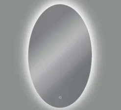 Applique miroir lumineux, Adriana, aluminium, IP44, LED, 3000K, 3458 lm, L67cm, H110cm - ACB