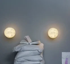 Applique, Moon Micro, blanc, ø18cm, In-es.artdesign