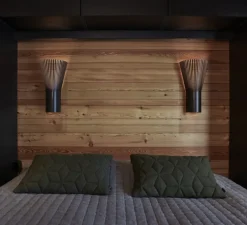 Applique murale, 4231, noir, 3000K, 370lm, H45cm, L25cm - Secto Design