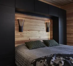 Applique murale, 4231, noir, 3000K, 370lm, H45cm, L25cm - Secto Design