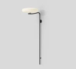 Applique murale, 2065, noir et blanc, Ø53,8cm, H190cm - Astep