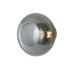 Applique murale - Plafonnier, Horizon 21, gris fumé, Ø21cm, H16,5cm - Ebb and Flow