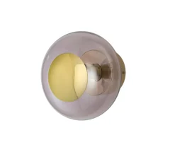 Applique murale - Plafonnier, Horizon 21, vieux rose, Ø21cm, H16,5cm - Ebb and Flow