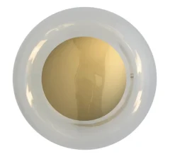 Applique murale - Plafonnier, Horizon 21, transparent, or , Ø21cm, H16,5cm - Ebb and Flow