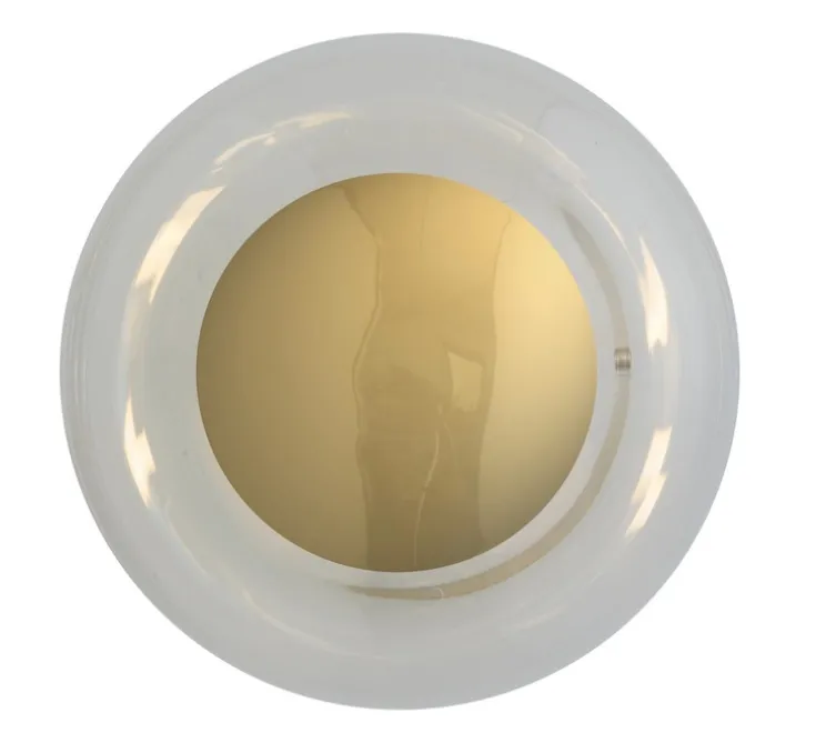 Applique murale - Plafonnier, Horizon 21, transparent, or , Ø21cm, H16,5cm - Ebb and Flow