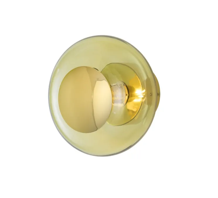 Applique murale - Plafonnier, Horizon 21, Vert olive, Ø21cm, H16,5cm - Ebb and Flow