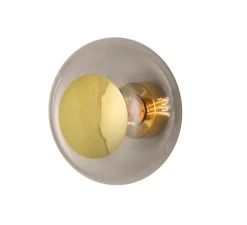 Applique murale - Plafonnier, Horizon 29, châtaigne, Ø29cm, H20,5cm - Ebb and Flow