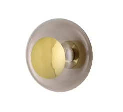 Applique murale - Plafonnier, Horizon 29, châtaigne, Ø29cm, H20,5cm - Ebb and Flow