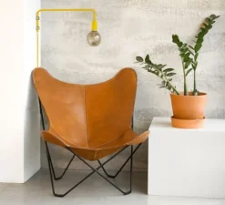 Applique murale à potence pivotante, adam, jaune, L4,2cm, H21cm - Zangra