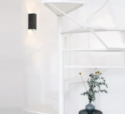 Applique murale, [S3], Gris foncé, Ø10cm, H23cm - GANTLights