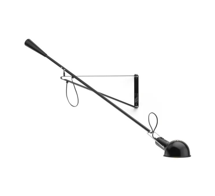 Applique murale, 265 Small, noir, L150cm, H24cm - Flos