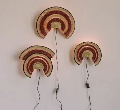 Applique murale, Admirador Large, orange gingembre, L39cm, H33cm - GOLDEN Editions