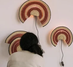 Applique murale, Admirador Large, orange gingembre, L39cm, H33cm - GOLDEN Editions