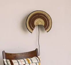 Applique murale, Admirador Large, marron noisette, L39cm, H33cm - GOLDEN Editions