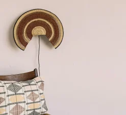 Applique murale, Admirador Small, marron noisette, L29cm, H25,5cm - GOLDEN Editions