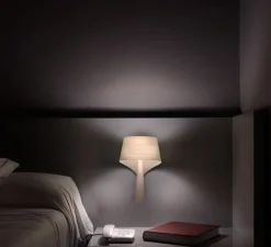 Applique murale, Air, blanc ivoire, L23cm, H33cm - LZF