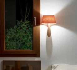 Applique murale, Air, bois naturel d'hêtre , H33cm - LZF