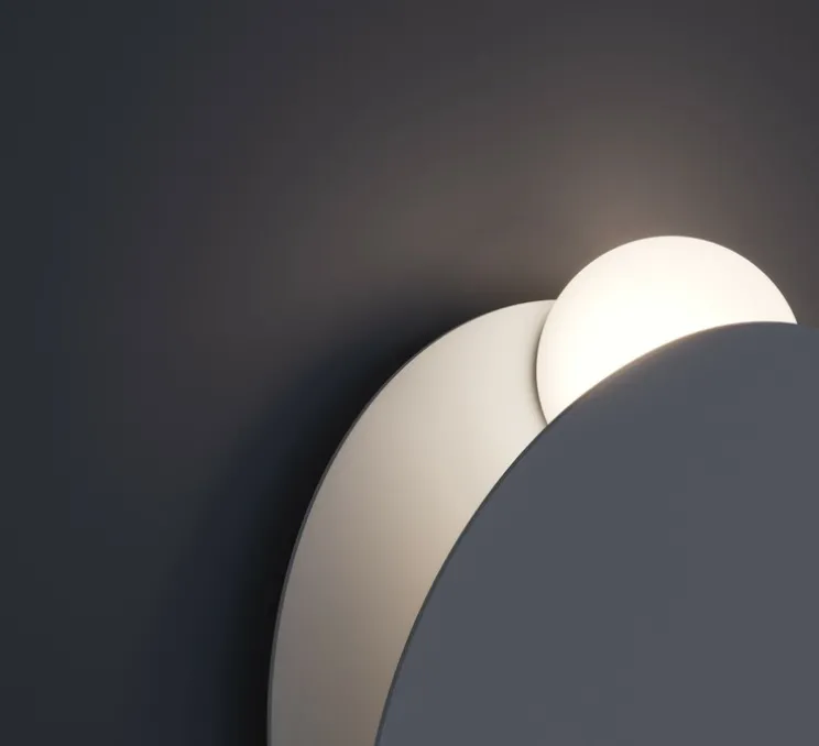 Applique murale, Akoya F61, blanc, LED, 2700K, Ø30cm, H30cm - Fabbian