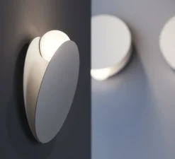 Applique murale, Akoya F61, blanc, LED, 2700K, Ø30cm, H30cm - Fabbian