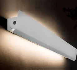 Applique murale, Albert, blanc, L68cm, H7,5cm - Zangra