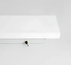 Applique murale, Albert, blanc, L68cm, H7,5cm - Zangra