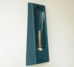 Applique murale, Alcove, bleu marin, L12cm, H33cm - Violaine D'Harcourt