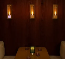 Applique murale, Alcove, jaune Ouro, L12cm, H33cm - Violaine D'Harcourt