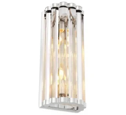 Applique murale, Almafi S, nickel, L15cm, H38cm - Eichholtz