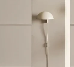 Applique murale, Aluna, crème mat, LED, 2700K, 482 lm, Ø25cm, H17cm - Bolia