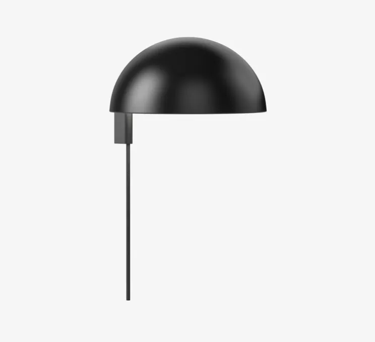 Applique murale, Aluna, noir mat, LED, 2700K, 482 lm, Ø25cm, H17cm - Bolia