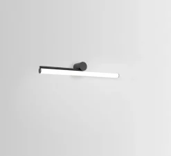 Applique murale, Ambrosia A 60 left, noir, LED, dim, DALI, 2700K, 1171 lm, L60cm, H9,3cm - Marset