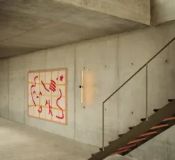 Applique murale, Ambrosia A 60 left, noir, LED, dim, DALI, 2700K, 1171 lm, L60cm, H9,3cm - Marset