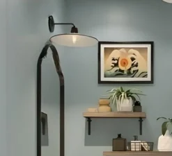 Applique murale, Antoine, noir, L28,5cm, H16cm - Zangra