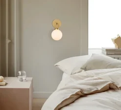 Applique murale, Apiales, laiton, Ø19cm, H23cm - Nuura