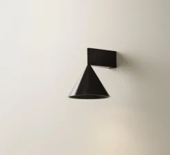 Applique murale, Apollo 14, noir, L12,5cm, H14cm - Pholc