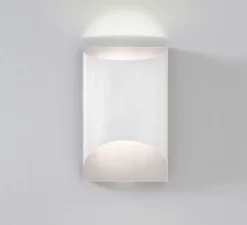 Applique murale, Aprile, Fatty, blanc mat, LED, 3000K, 377lm, L25cm, H40cm - Penta