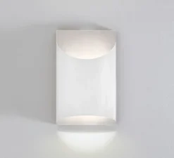 Applique murale, Aprile, Fatty, blanc mat, LED, 3000K, 377lm, L25cm, H40cm - Penta