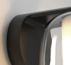 Applique murale, Aquina, noir, L14,2cm, H18,6cm - Astro