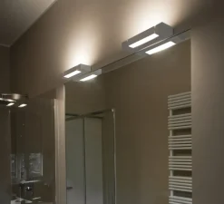 Applique murale, Ara, total blanc, LED, 3000K, 1000lm, IP40, L29cm, H9cm - Nemo Lighting