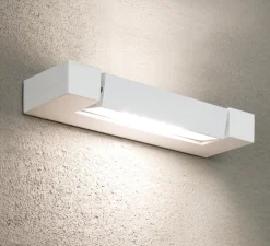 Applique murale, Ara, total blanc, LED, 3000K, 1000lm, IP40, L29cm, H9cm - Nemo Lighting